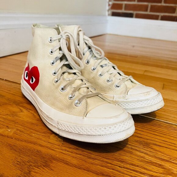 Converse x Comme des Garcons Chuck 70 PLAY shoes sneakers 9 - Picture 13 of 16